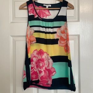 Banana Republic Women’s Sleeveless Multi-Color Blouse